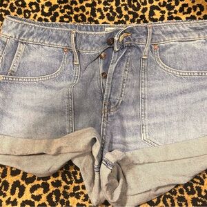 *New* We The Free Sz31 Blue Jean Shorts ButtonFly